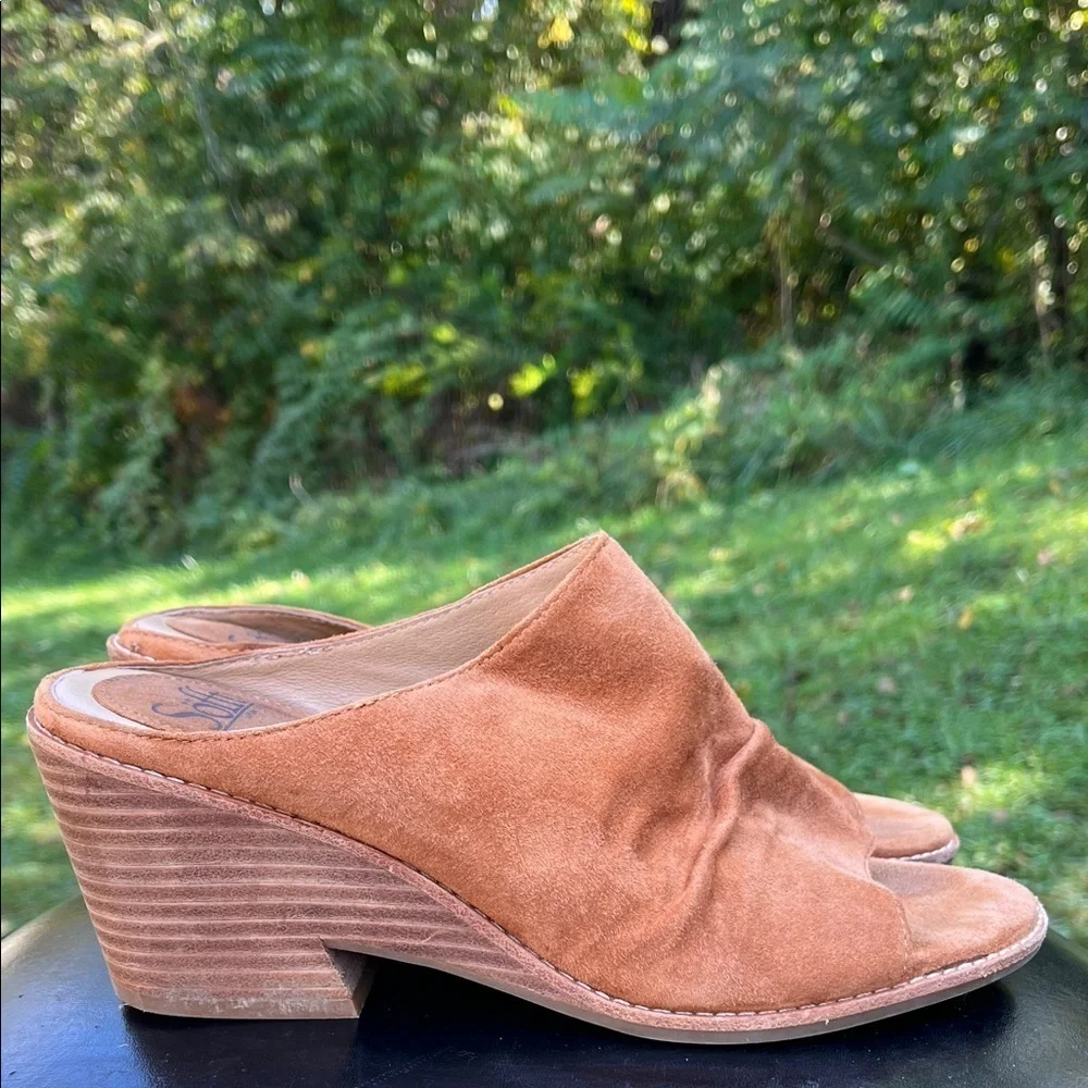 Sofft Strathmore ruched sandals brown women’s size 10 - Picture 2 of 9